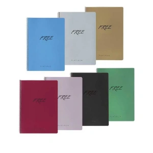 Keskin Color Defter pp Kapak Free Platinum A4 80 Yaprak Kareli