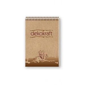 KESKİN DEKOKRAFT SPİRALLİ BLOKNOT A4 DÜZ 100 YAPRAK (144000)