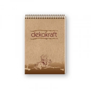 KESKİN DEKOKRAFT SPİRALLİ BLOKNOT A5 KARELİ 100 YAPRAK (144102)
