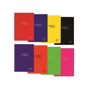 Keskin Free Spiralli Defter A4 Çizgili 100 Yaprak (320441)