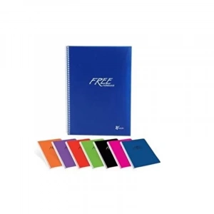 Keskin Free Spiralli Defter A4 Düz 80 Yaprak (320420)