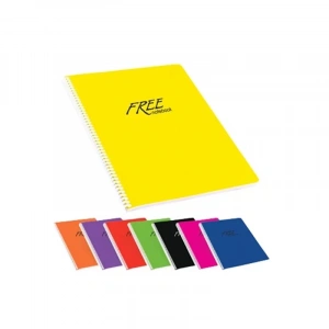 Keskin Free Spiralli Defter A4 Kareli 40 Yaprak (320392)