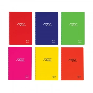 Keskin Free Spiralli Defter A4 Kareli 80 Yaprak (320422)