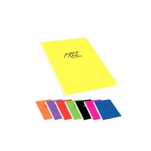 Keskin Free Spiralli Defter A5 Kareli 60 Yaprak (450102)