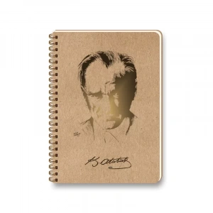 Keskin Funky Ata Spiralli Defter 17x23 Düz 100 Yaprak (418110)