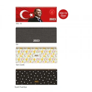 Keskin Takvim Aj-65 12x34 Haftalık Spiralli Masa Takvimi