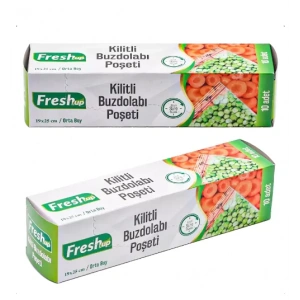 Kilitli Buzdolabı Poşeti Orta Boy(100 Kutu)