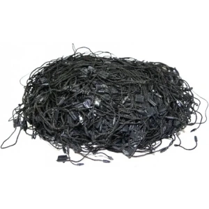 Kilitli Etiket İpi Siyah Renk