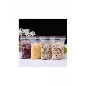 Kilitli Naylon Poşet Şeffaf Ambalaj 6x7 100 Adet