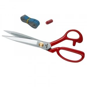 Kırmızı Saplı Paslanmaz Çelik Somunlu 9inç Makas / HS-1094 (9)