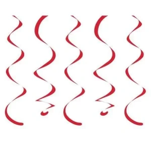 Kırmızı Süs Dalgası 10 Adet 45 Cm