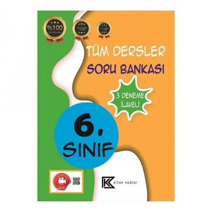 Kitap Vadisi  6.sınıf Tüm Dersler Soru Bankası (3 Deneme İlaveli)