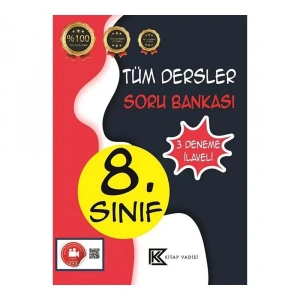 Kitap Vadisi  8.Sınıf Tüm Dersler Soru Bankası (3 Deneme İlaveli)