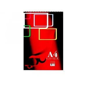 Klas Bloknot Spiralli A4 40 Yaprak Kareli