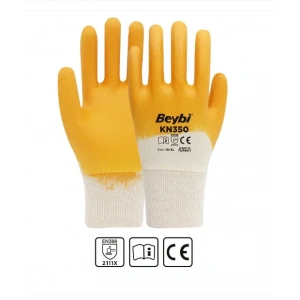 Kn2 İş Eldiveni Nitril Kaplama Pamuk ( 12 Çift )
