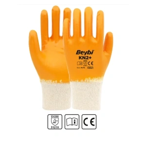 Kn2 Plus İş Eldiveni Nitril Kaplama Pamuk ( 48 Çift )