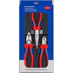 Knipex 00 20 11 PENSE KARGABURUN YAN KESKİ 3 LÜ SET - KNI002011