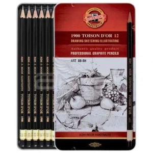 Koh-i-noor 1900 Toison Dor 12 Dereceli Kalem Seti Art 8b-8h (1902)