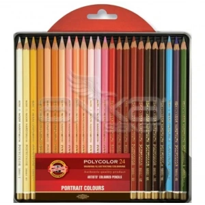Koh-i-noor Polycolor Kuru Boya Kalemi 24lü Set Portrait