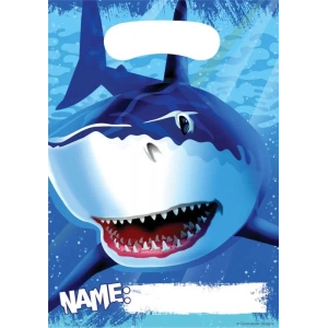 Köpek Balığı Partisi Hediye Poşeti 8 Adet