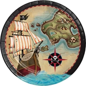 Korsan Haritası 8 li Tabak