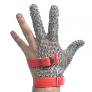 Koruyucu Çelik Eldiven 3 Parmak Medium BMGLV-02M