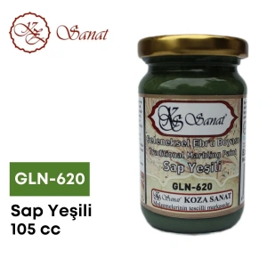 Koza Sanat Geleneksel Ebru Boyası 105cc GLN-620 Pigment Sap Yeşili