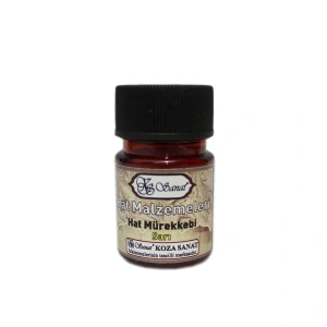 Koza Sanat Hat Mürekkebi 25cc Sarı