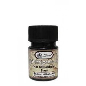 Koza Sanat Hat Mürekkebi 25cc Siyah