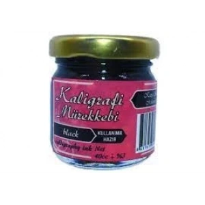 Koza Sanat Kaligrafi Mürekkebi 40ml Siyah