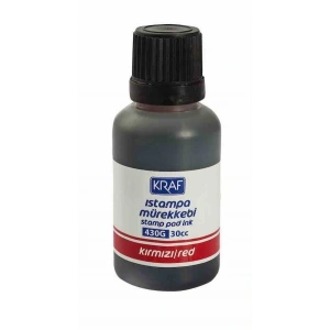 Kraf 430G Istampa Mürekkebi 30cc Kırmızı
