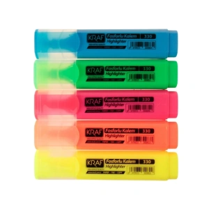 Kraf Fosforlu İşaretleme Kalem Seti 1-5mm 5li