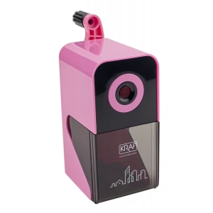 Kraf Kollu Kalemtraş Pastel Pembe