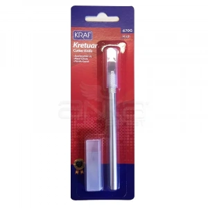 Kraf Kretuar Bıçağı Metal Saplı 3 Yedek Uç 59750