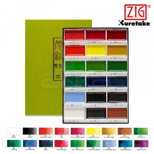 Kuretake Gansai Tambi Sulu Boya Seti 18 Renk