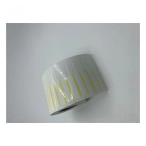 KUYUMCU ETİKETİ RENKLİ ÇİZGİLİ (İTHAL)10 X 72 1250 ADET SARI