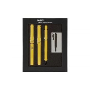 LAMY SAFARI 3LU KALEM SETI DRV SEFFAF K SARI