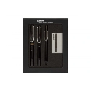 LAMY SAFARI 3LU KALEM SETI DRV SEFFAF K SIYAH