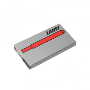 Lamy T10 Dolma Kalem Kartuşu 5’li Kırmızı