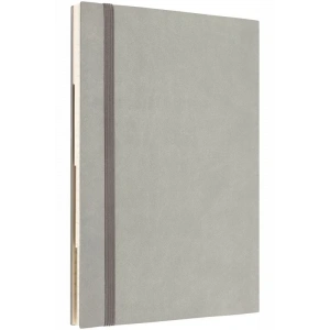 LATON TAVOİTE A5 TARİHSİZ PLANLAYICI KUMAŞ SERT KAPAK DEFTER 14x21cm 256 YAPRAK AÇIK GRİ