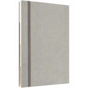 Laton Tavoite A5 Tarihsiz Planlayıcı Termo Deri Yumuşak Kapak Defter 14x21cm 256 Yaprak Gri