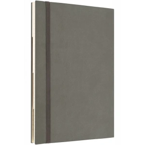 Laton Tavoite A5 Tarihsiz Planlayıcı Termo Deri Yumuşak Kapak Defter 14x21cm 256 Yaprak Koyu Gri