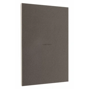 LATON VİİLEA A5 PREMİUM TERMO DERİ YUMUŞAK KAPAK PVC A5 KAYDIRICI ÇANTA,PVC A6 YAPIŞTIRICI CEP DEFTER 14x21cm 96 SAYFA KOYU GRİ