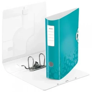 Leitz 1106 Active WOW Parlak Metalik Buz Mavisi Lüks Geniş Klasör