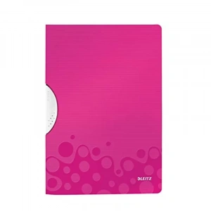 Leitz 4185 Wow Active Colorclip Sıkıştırmalı Dosya Metalik Pembe