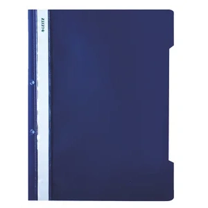 LEITZ 4189 PLASTİK TELLİ DOSYA 50Lİ MAVİ