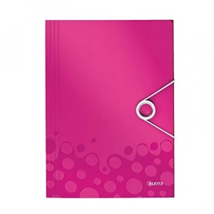 Leitz 4599 Active Wow İnce Lastikli Dosya Metalik Pembe