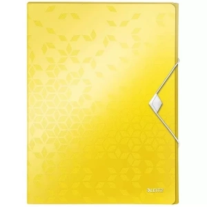 LEİTZ 4629 ACTİVE WOW KALIN LASTİKLİ DOSYA METALİK SARI