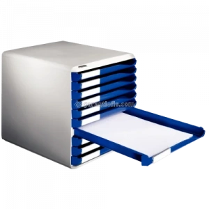 Leitz 5281 Kırmızı 10 Çekmeceli Evrak Rafı