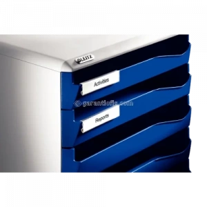 Leitz 5281 Mavi 10 Çekmeceli Evrak Rafı